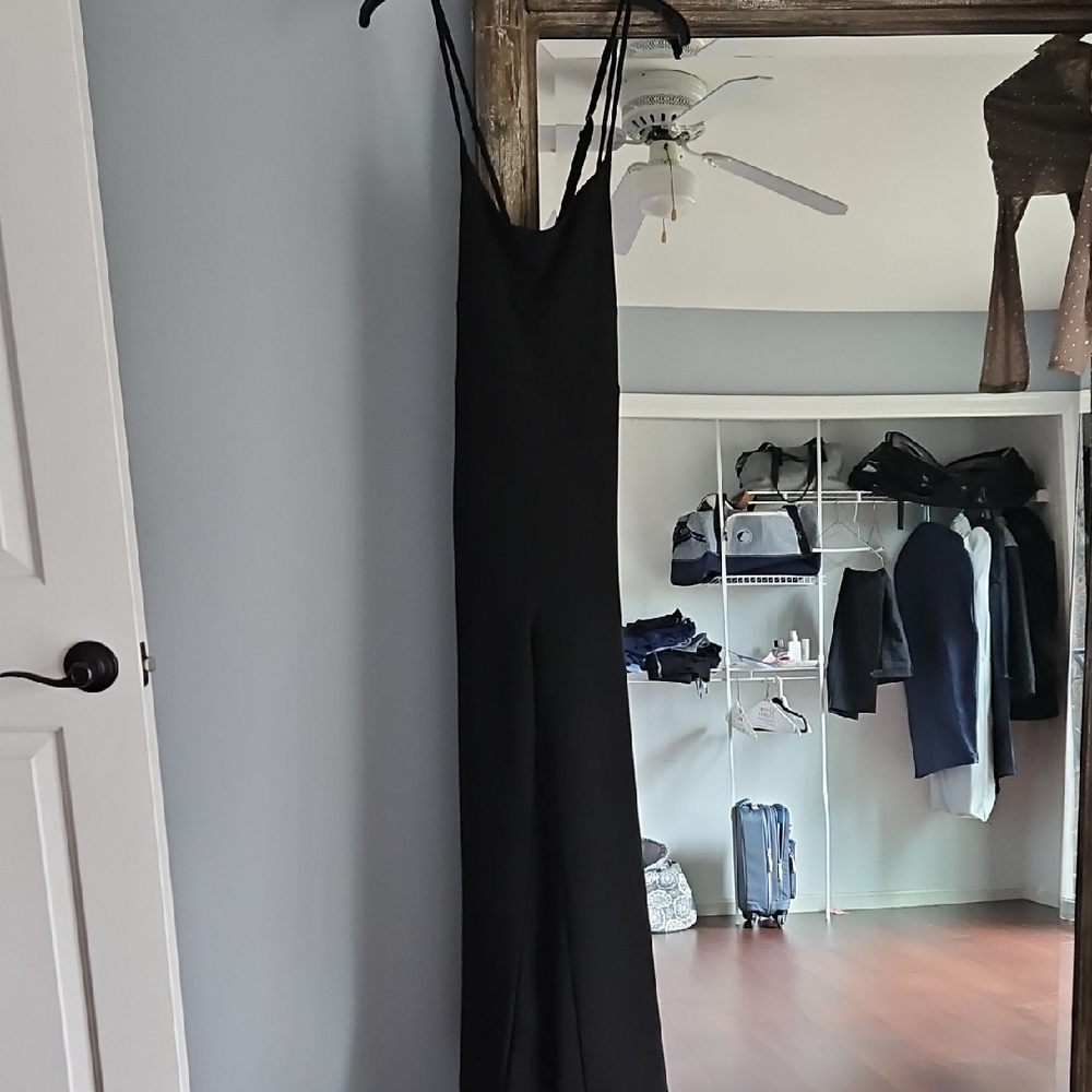 Black Strappy Jumpsuit